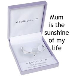 Silver Plated Bangle for Mum